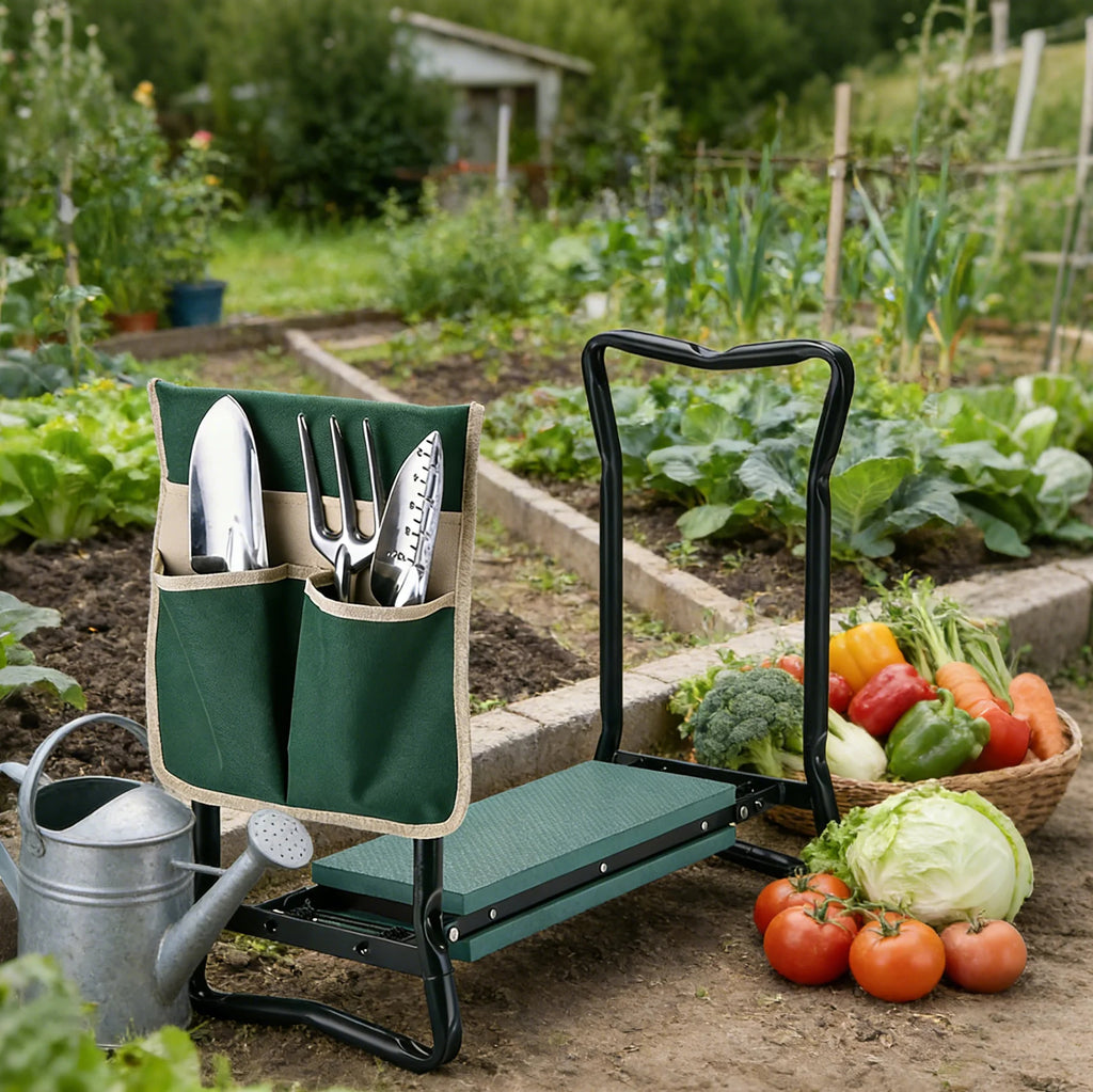 Garden Kneeler and Seat, Upgraded Folding Garden Kneeler and Seat, Upgraded Folding Garden Bench Portable with Foam EVA Kneeling