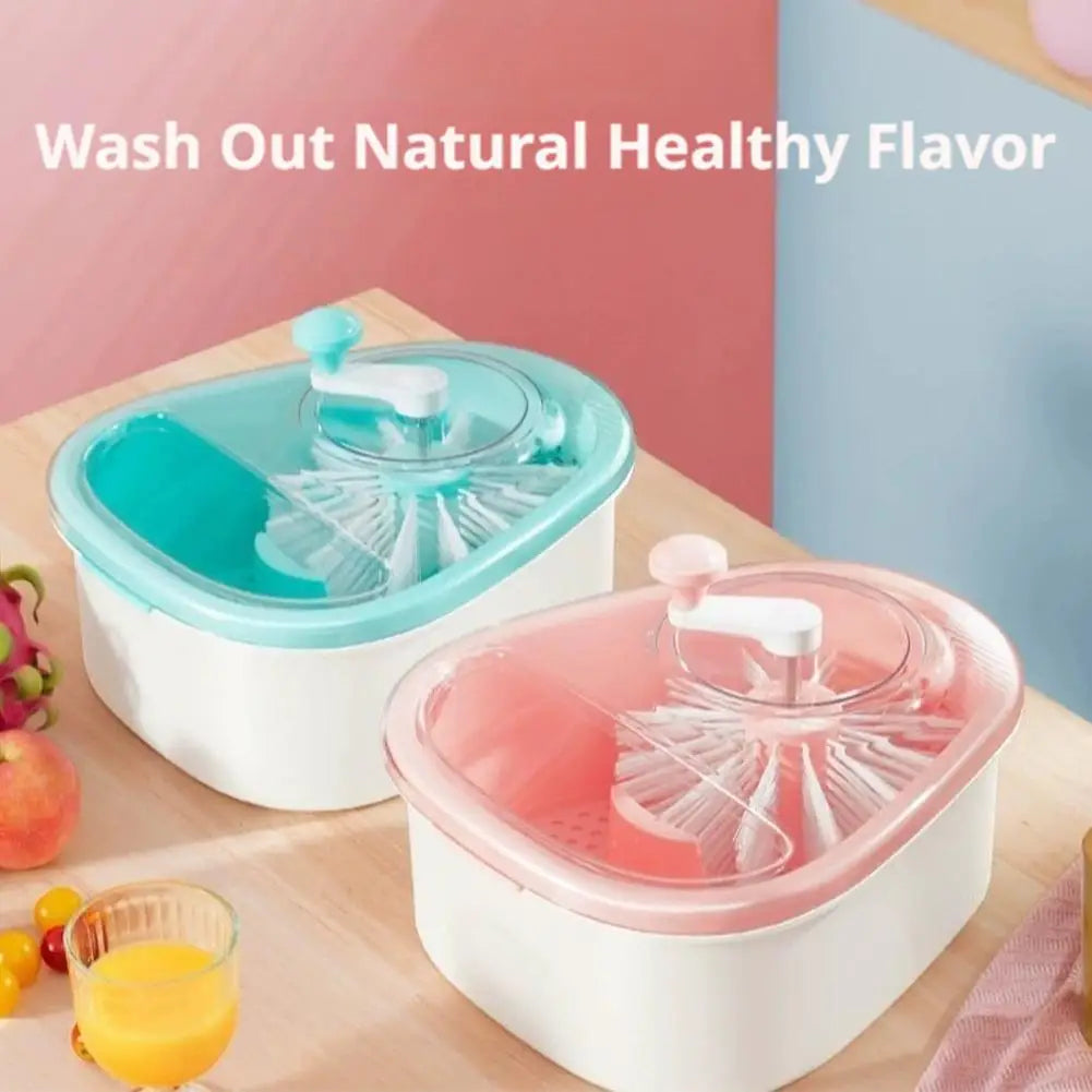 Fruit Washer and Spinner with Brush
