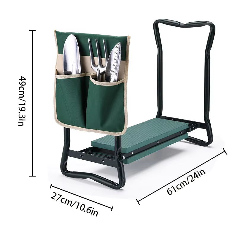 Garden Kneeler and Seat, Upgraded Folding Garden Kneeler and Seat, Upgraded Folding Garden Bench Portable with Foam EVA Kneeling